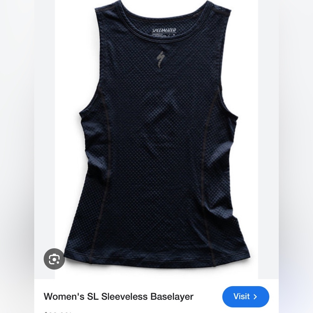Specialized women’s sleeveless baselayer